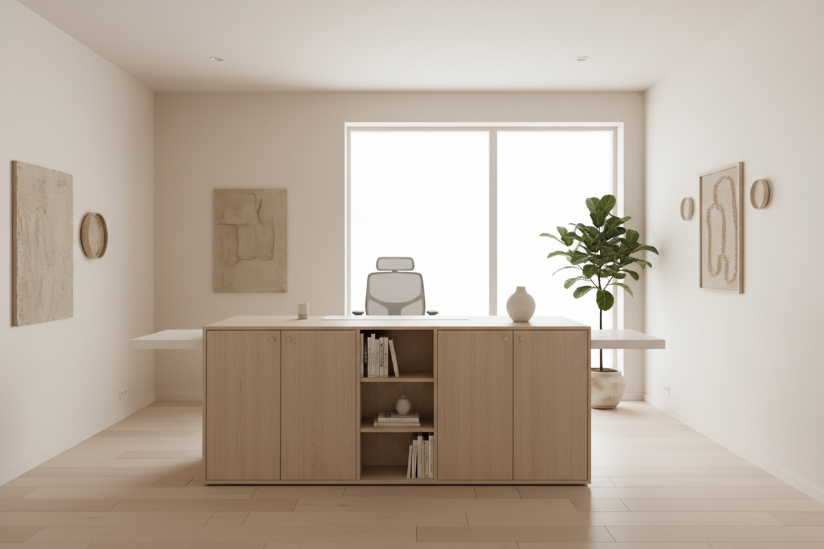 Can you remove some of the cabinetry around the perimeter so that there is just some left in the middle? 