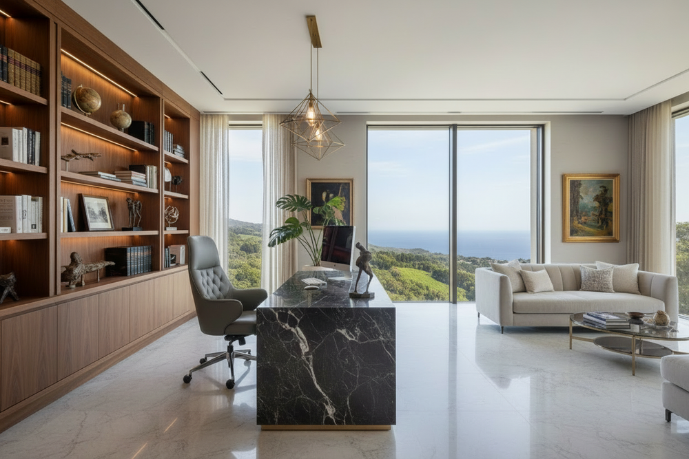 Please change the scenery in the background to something based in New Zealand but keep everything else the same